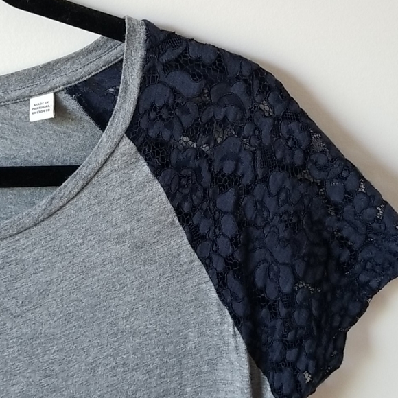 Anthropologie mixed media tee t-shirt top - Picture 2 of 4